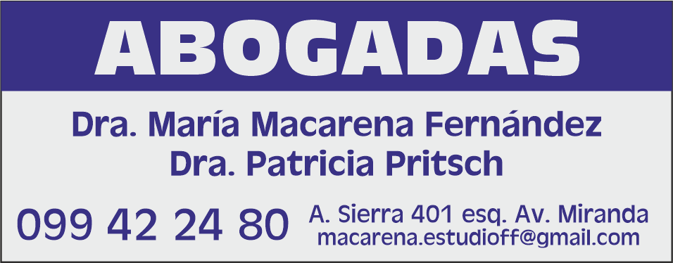 Abogadas Dra. María Macarena Fernández y Dra. Patricia Pritsch